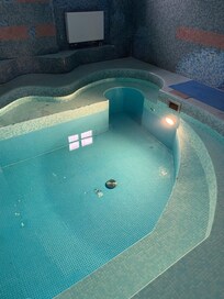 Non heated pool with smell of mold