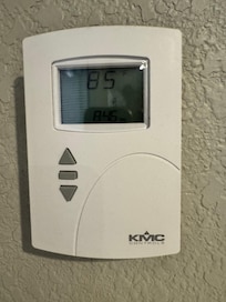 Temperature in lobby.