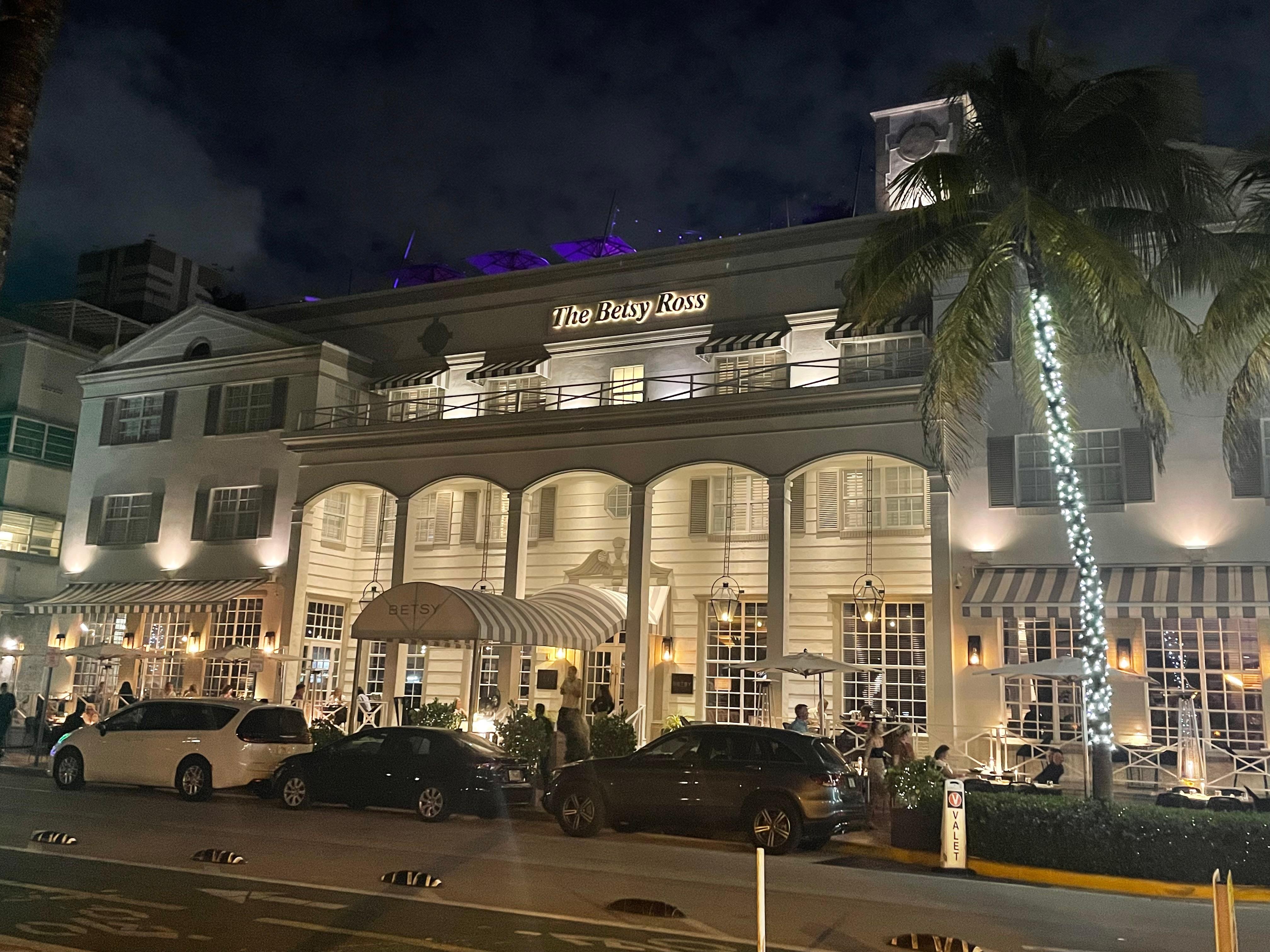 Just as pretty at night! 