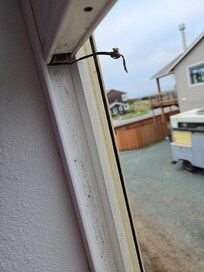 Broken window channel balance, so it would not stay up.