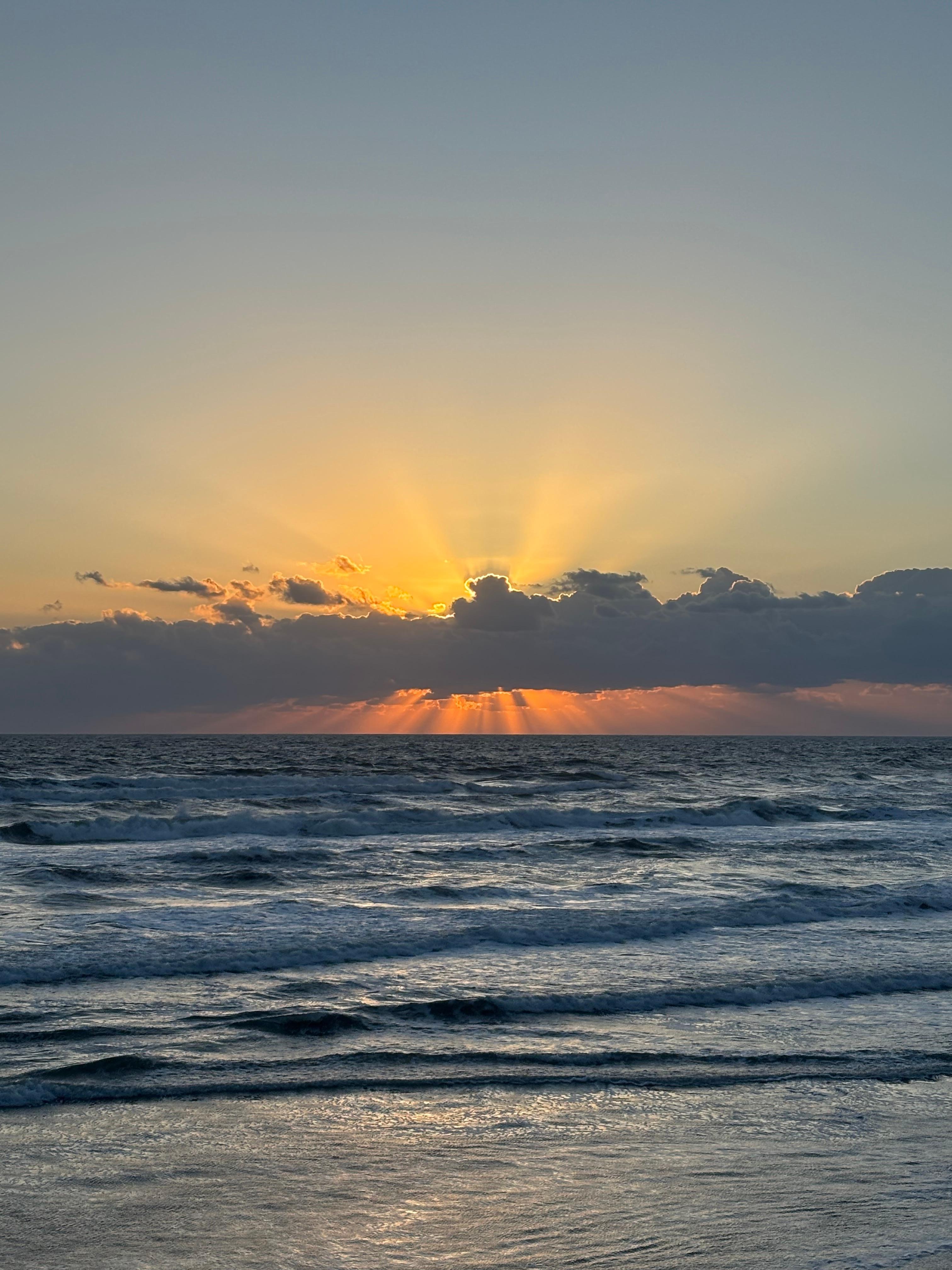 Sunrise from the balcony