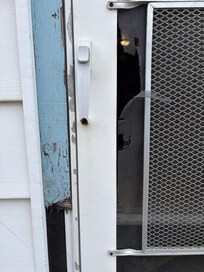 Front entry screen door area