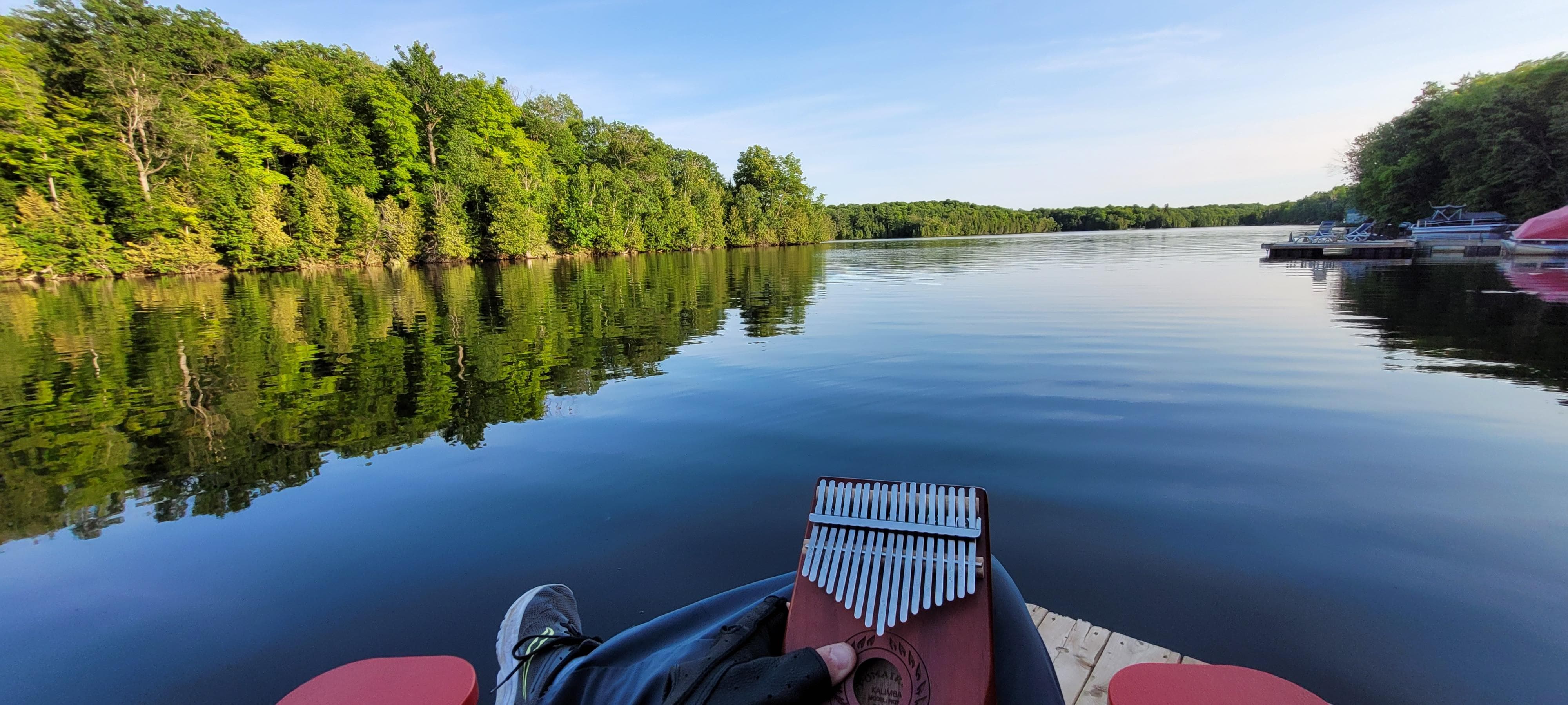 Calimba on the lake. 