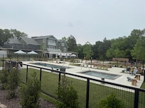Gorgeous pool area en route to restaurant.