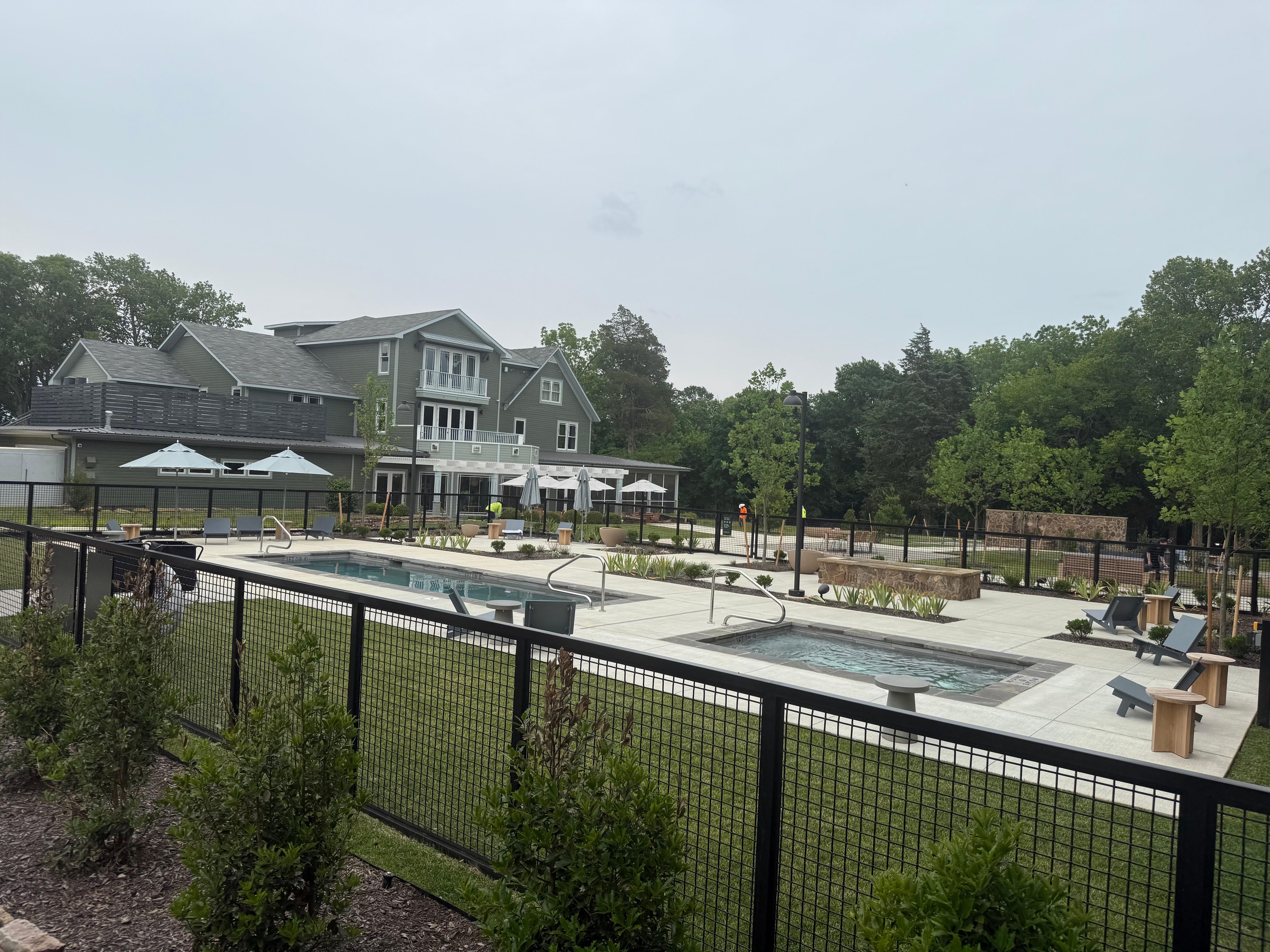 Gorgeous pool area en route to restaurant.