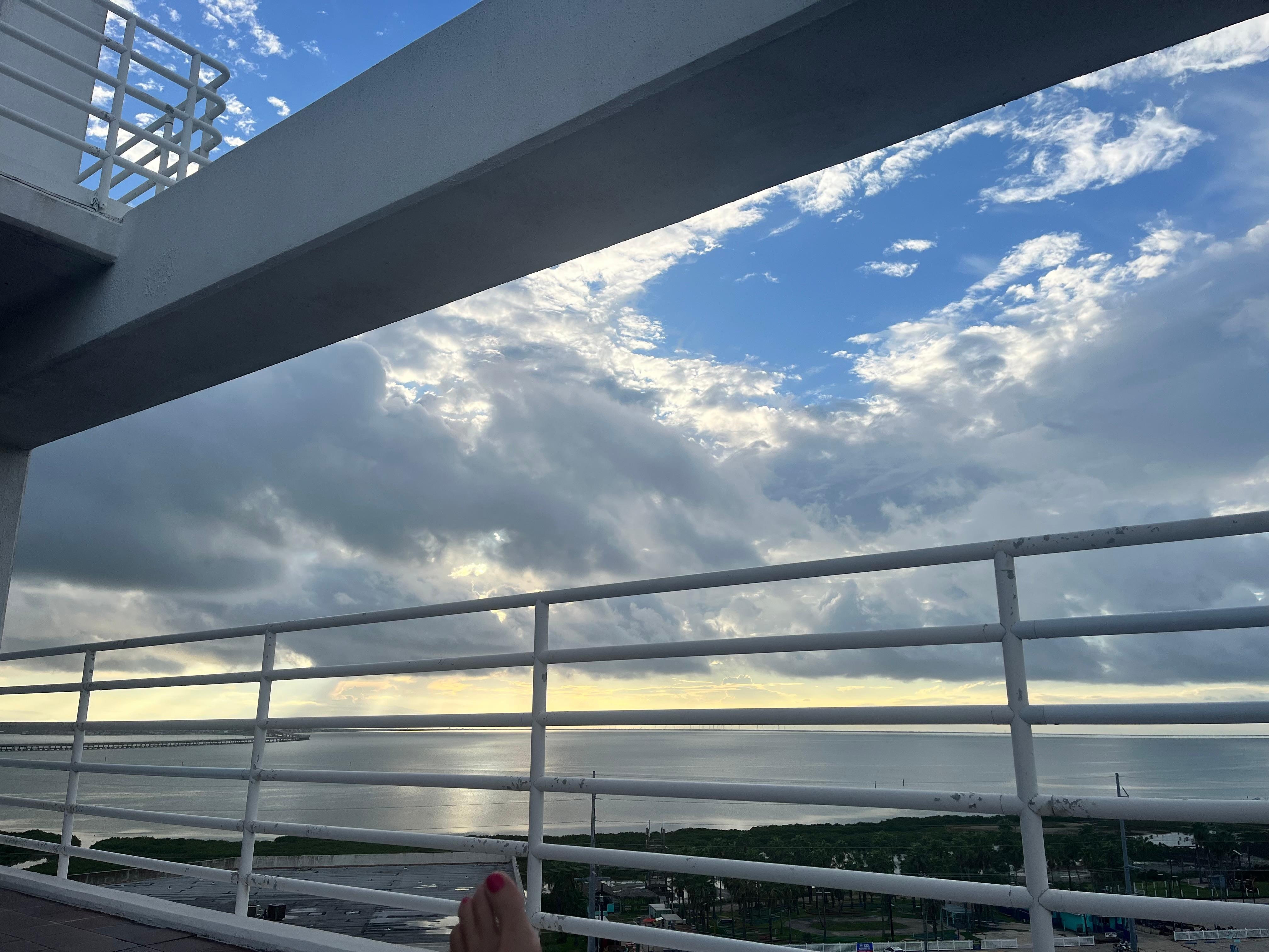 View from bay side balcony