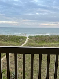 The amazing view from the GIANT balcony!