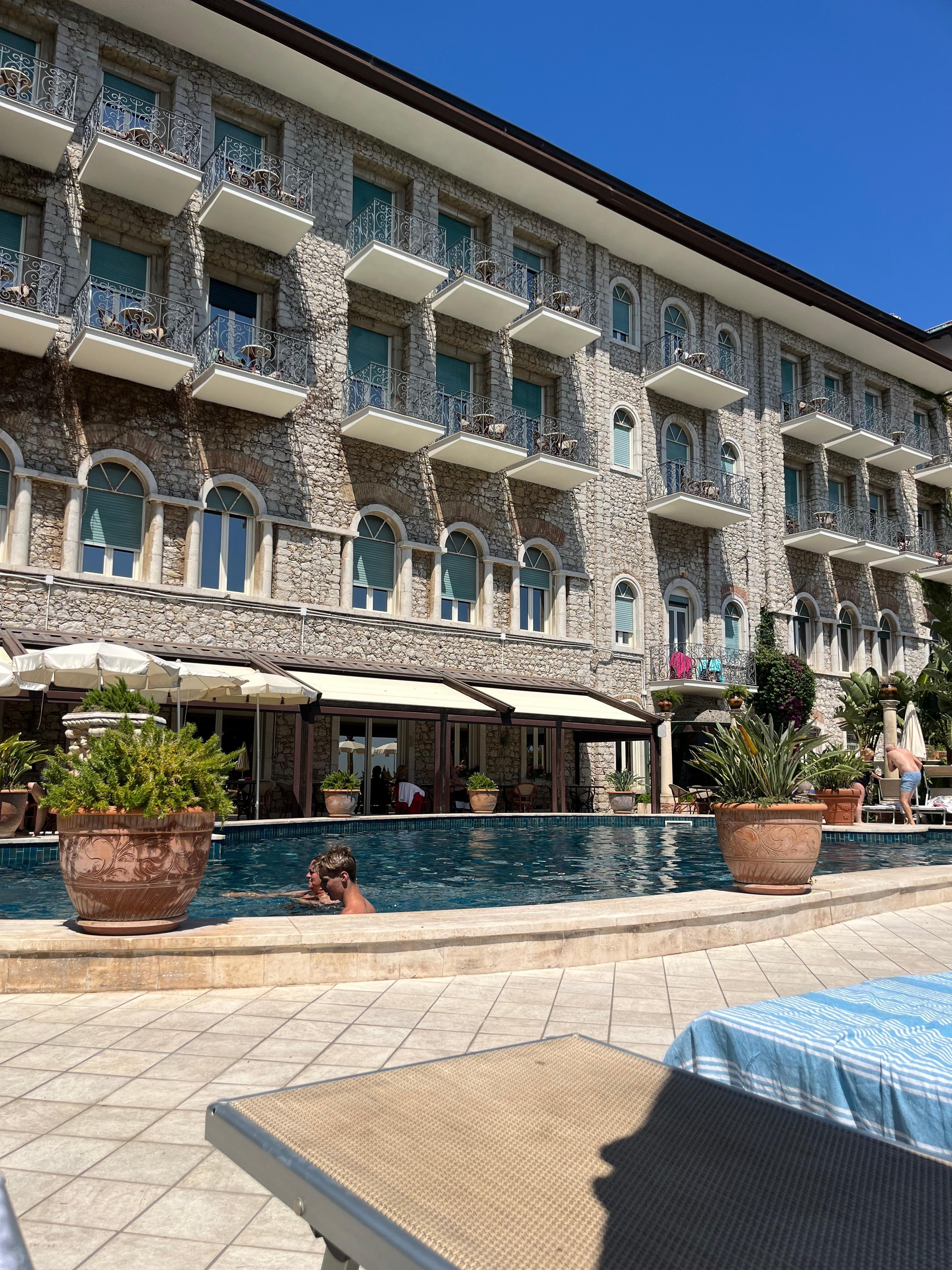 Hotel from pool