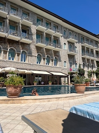 Hotel from pool