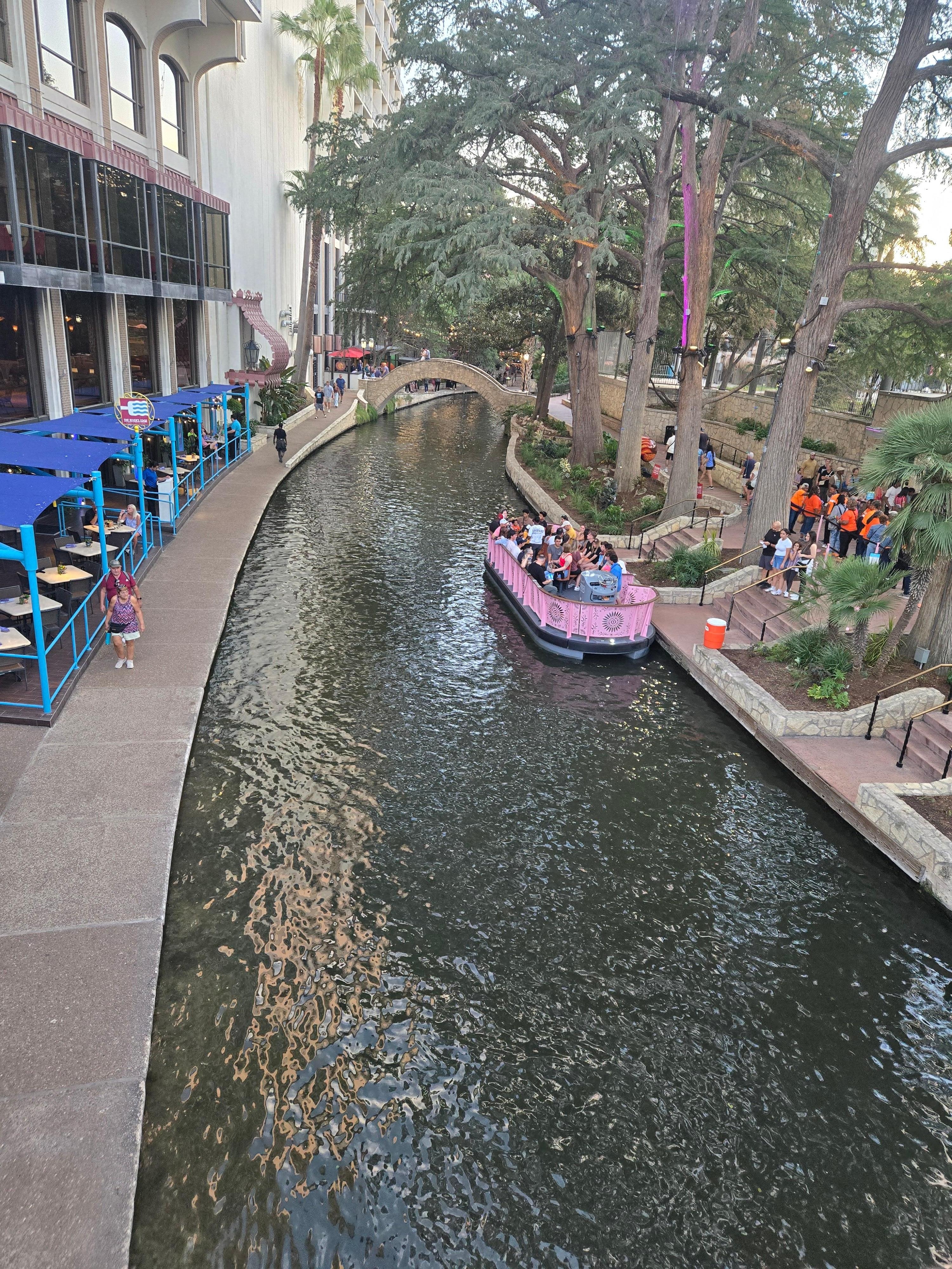The hotel is right on the Riverwalk with direct access via elevator. 