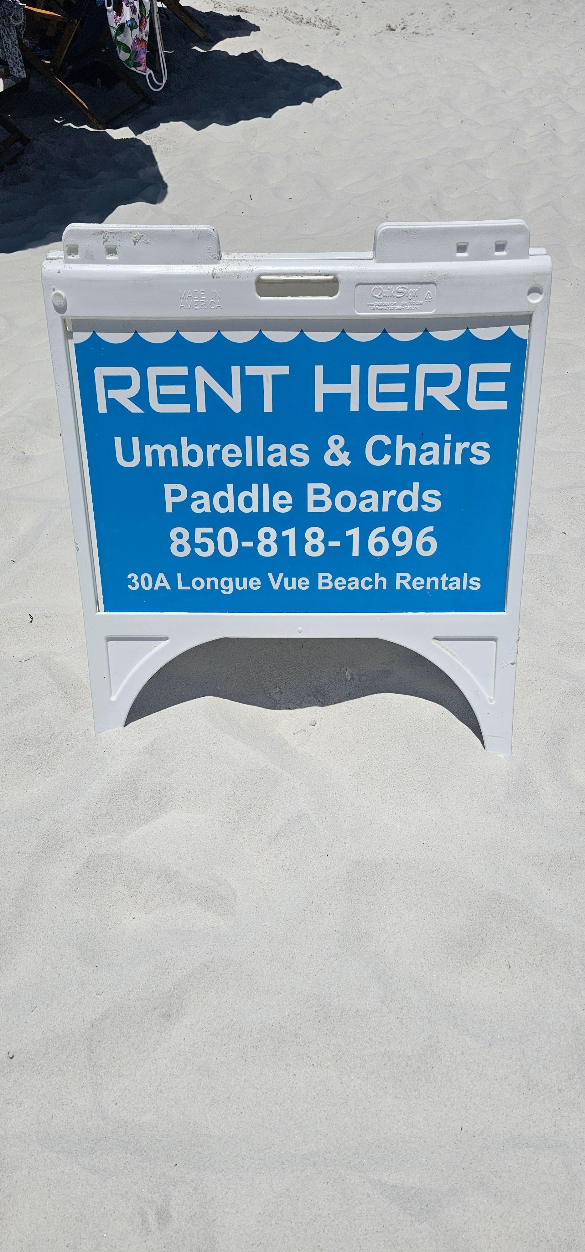 I highly recommend renting chairs from Brandy. 