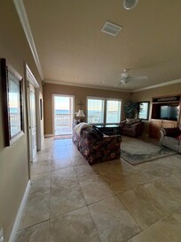 Beautiful view off of first main family area. This is the spot with the sofa bed.