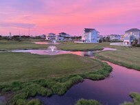 View from the back patio of the home