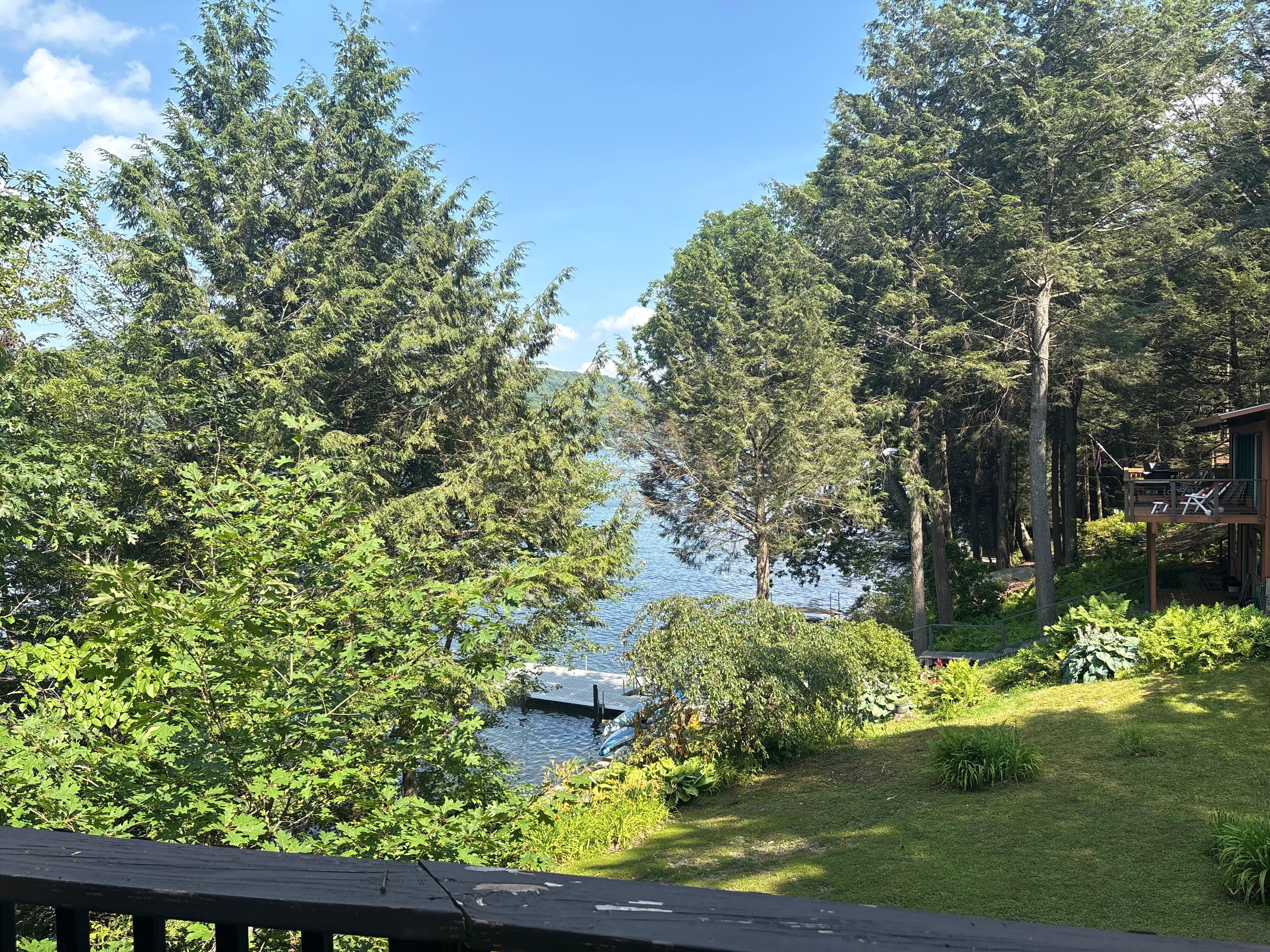 View from the deck