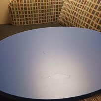 Table had gross sticky stuff on it