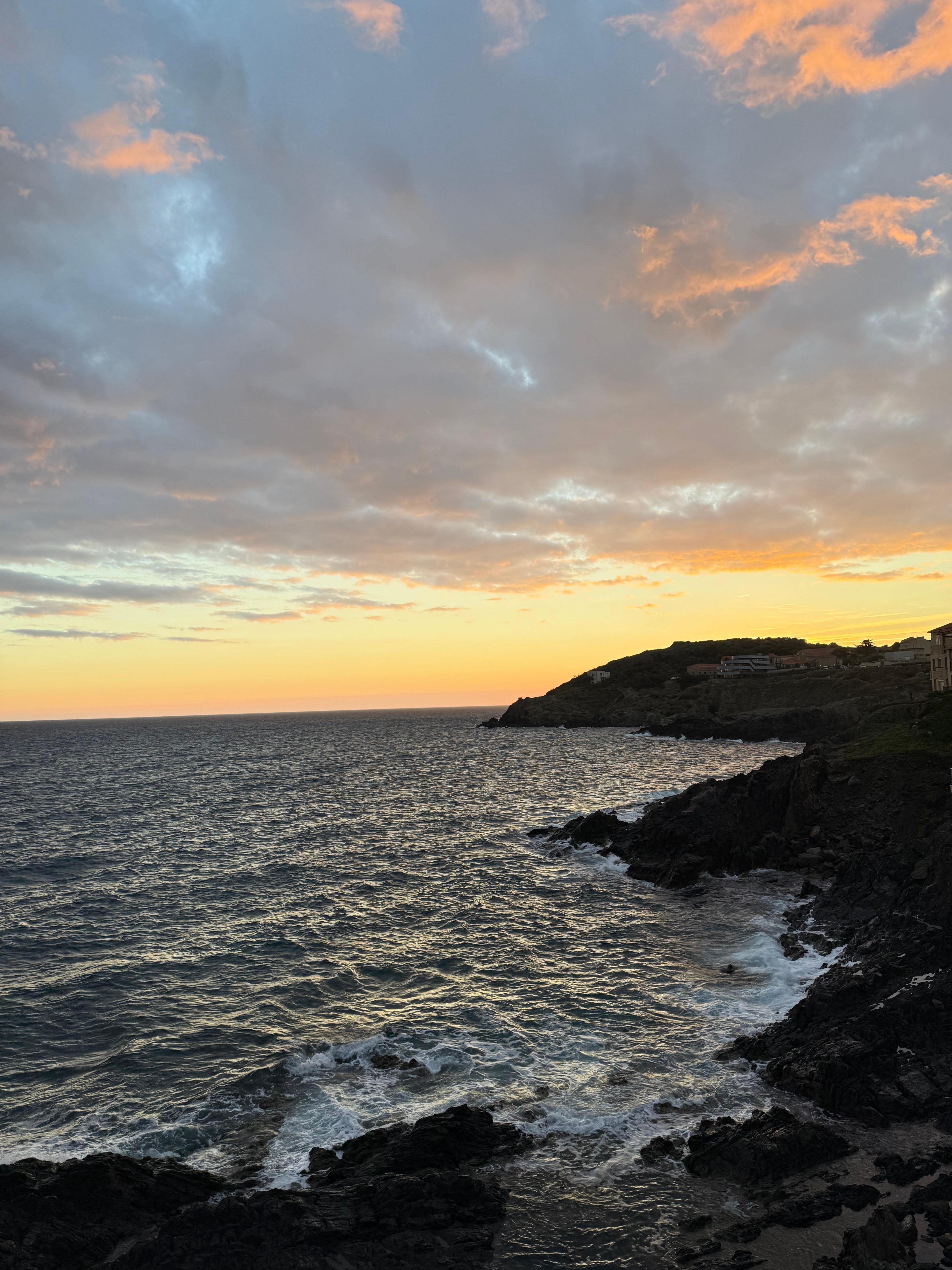 Morgenröte vom Balkon