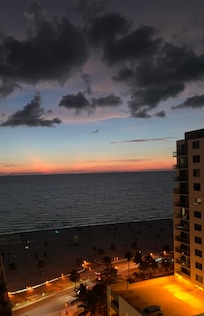 Sunset from our balcony
