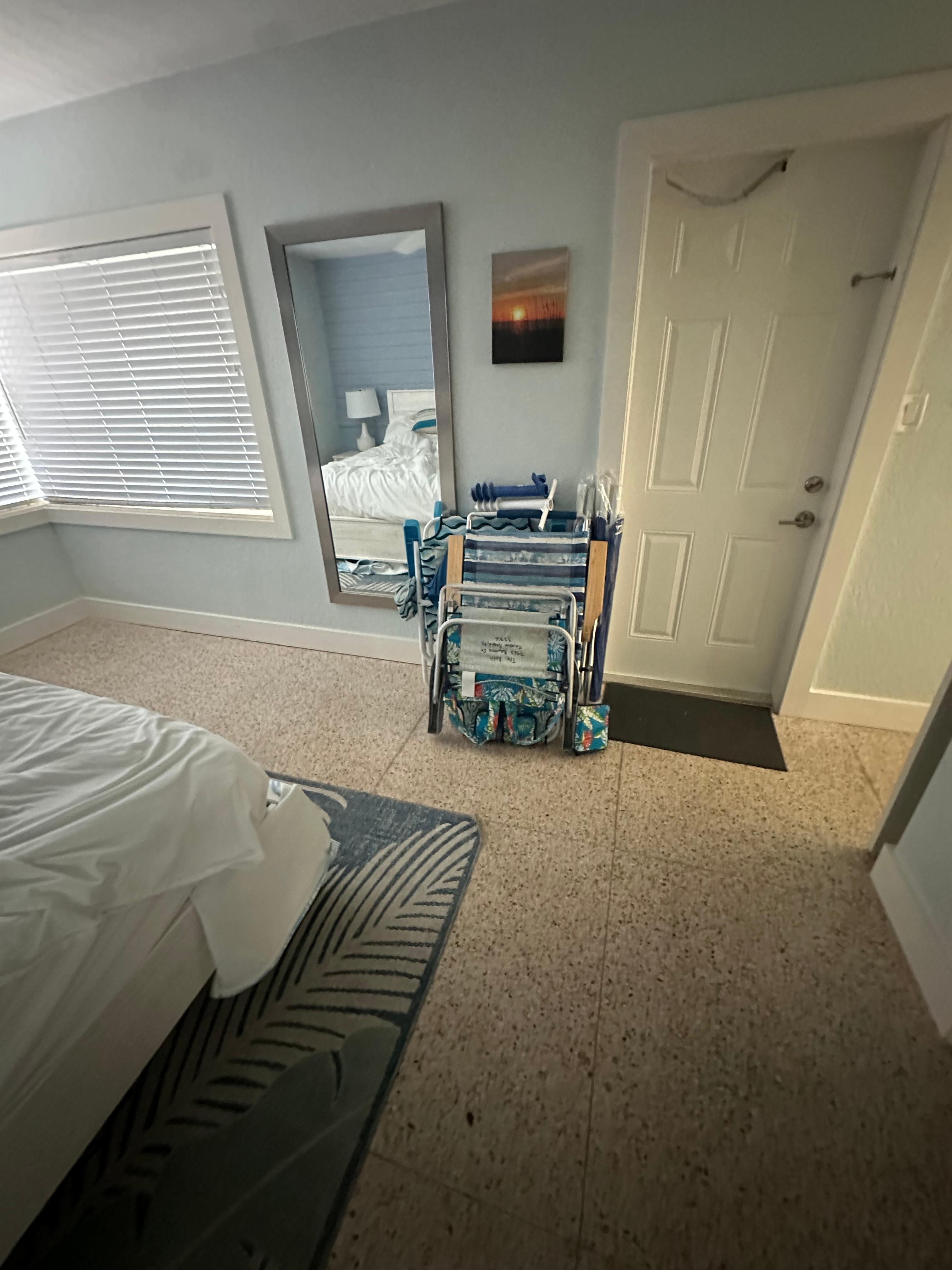 Beach chairs and umbrellas- upon availability 