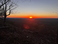 Sunset from top of Lookout Mountain