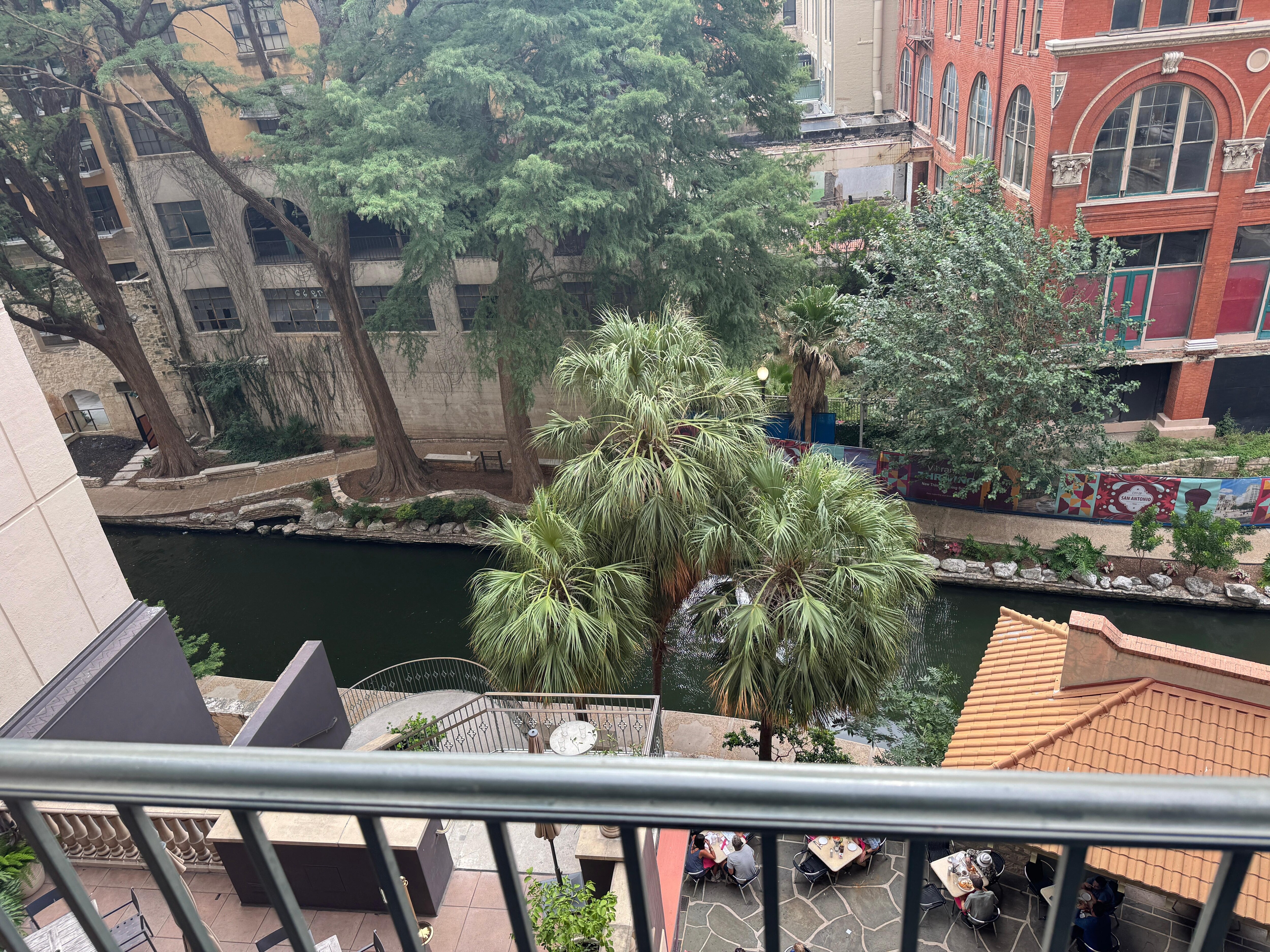 View from our room. 