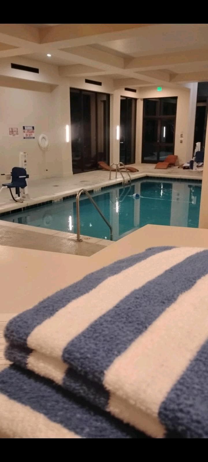 Inside pool/ not pictured hot tub