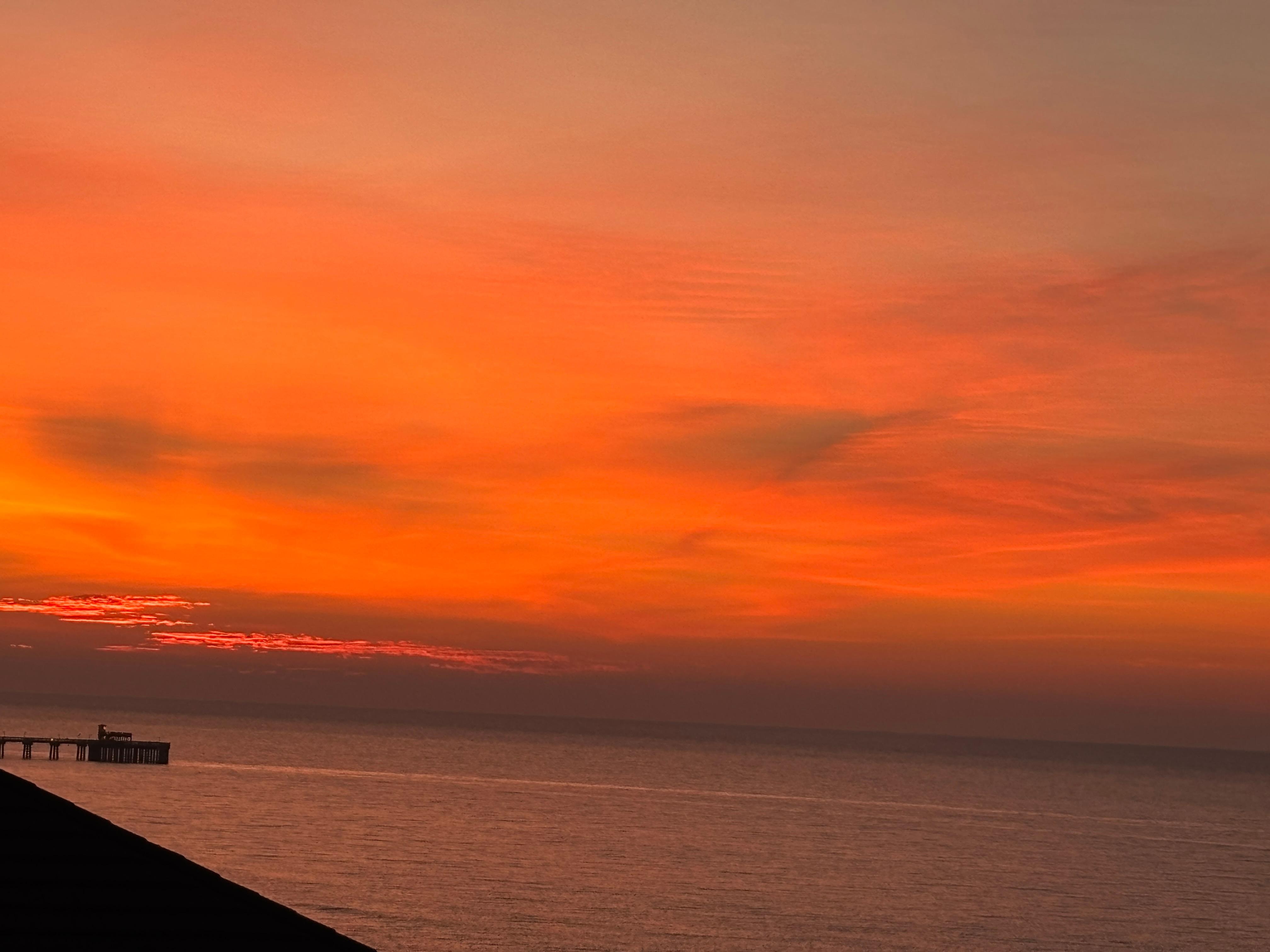 Sunrise from the balcony