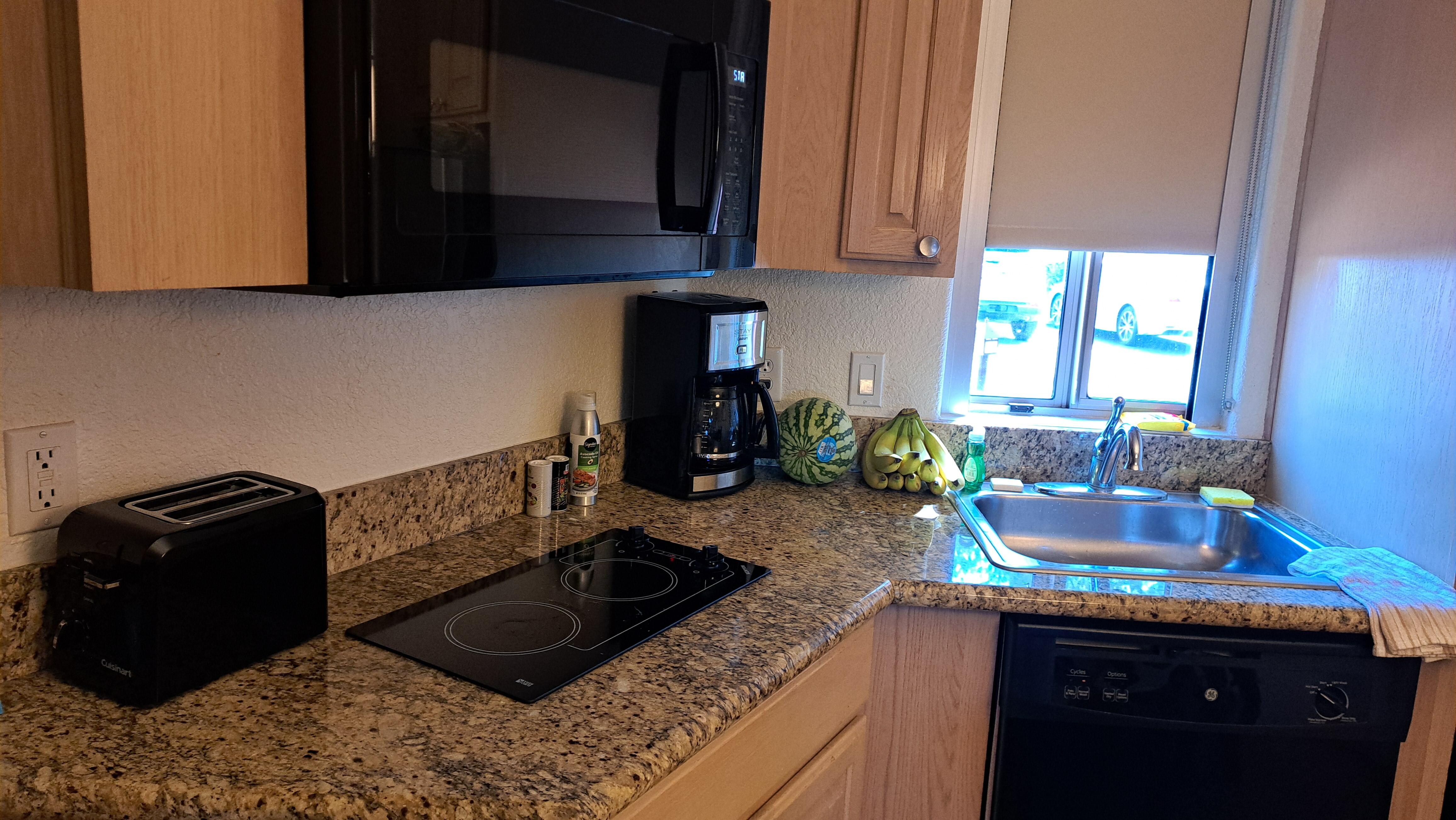 Kitchen area in our suite 