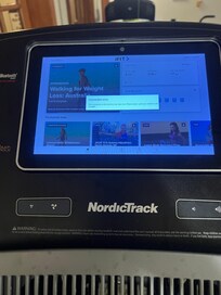 Treadmill didn’t work.