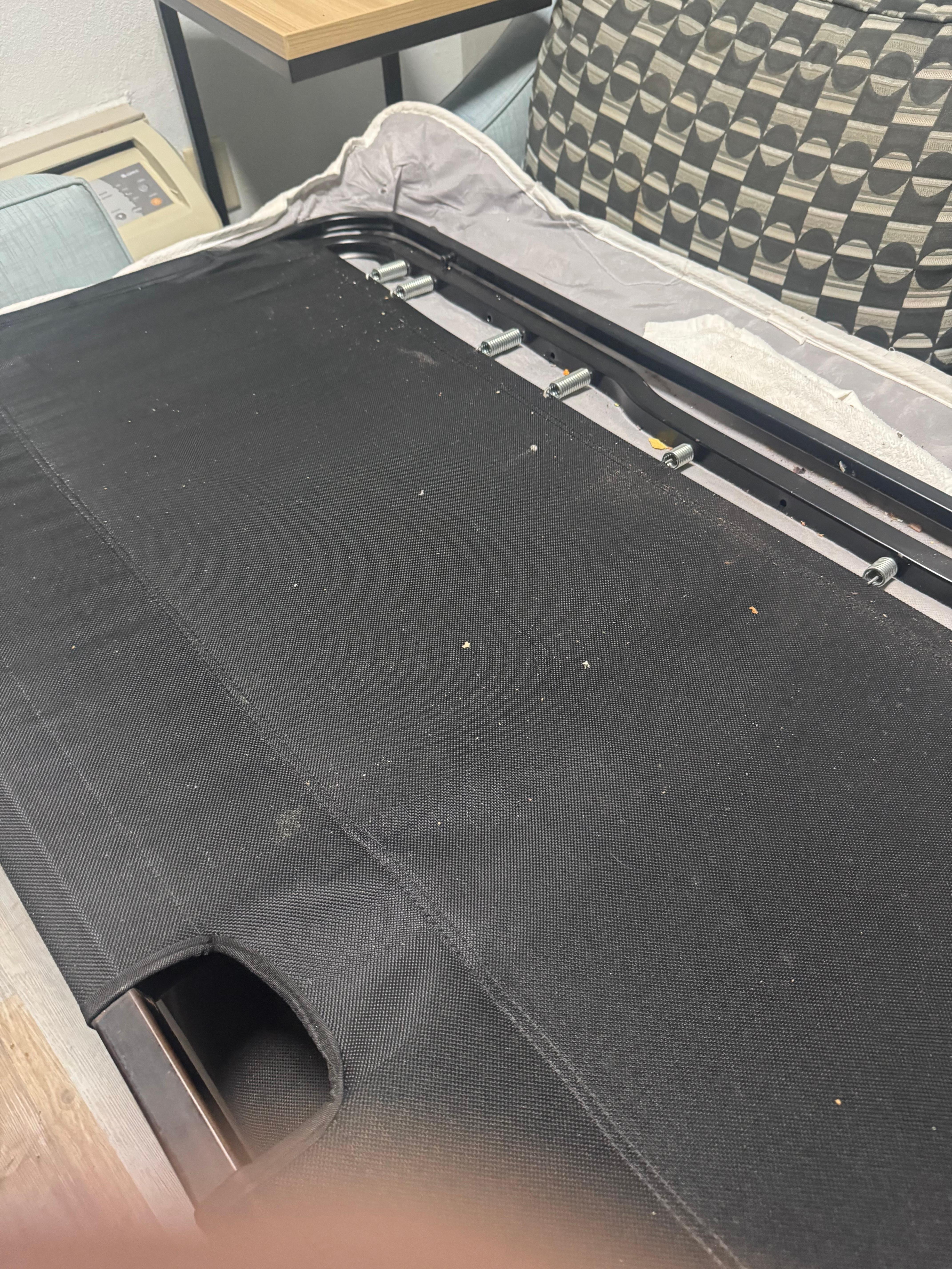 The second sofa bed. 