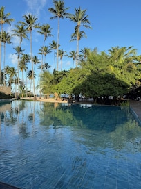 Vista da piscina