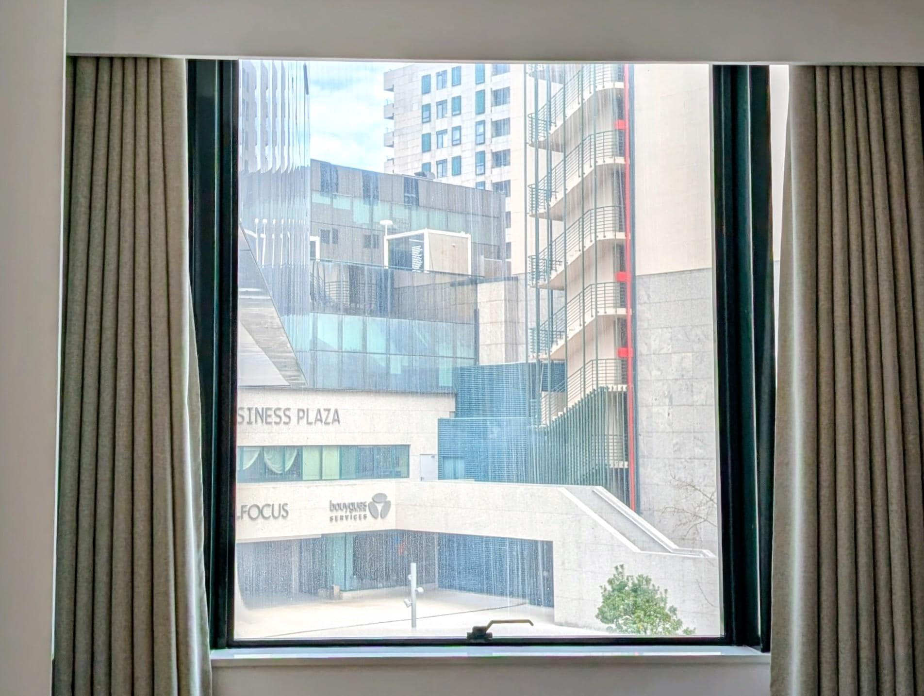 Taken of the court yard.