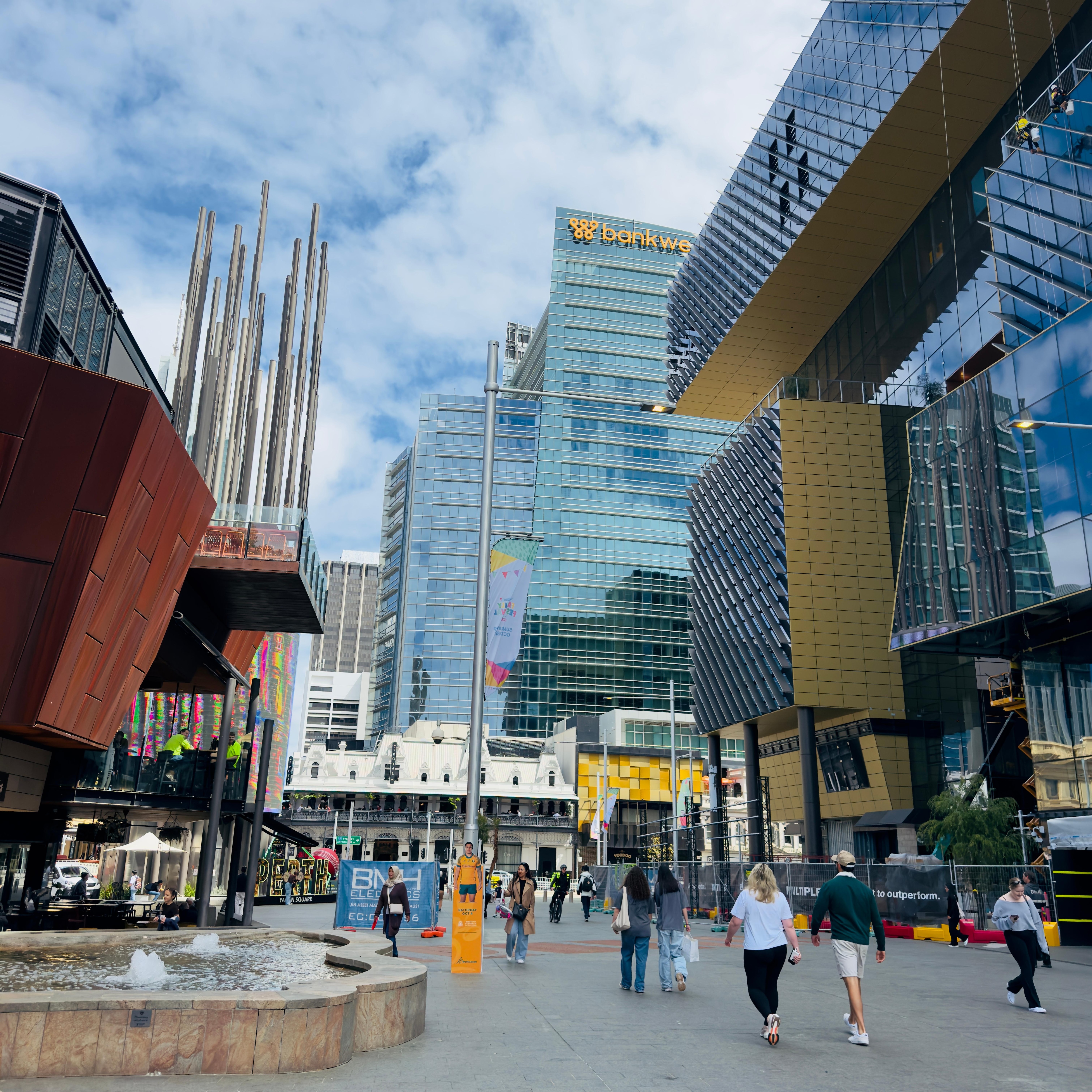 Yagan center two blocks away