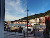 Blick vom Restaurant