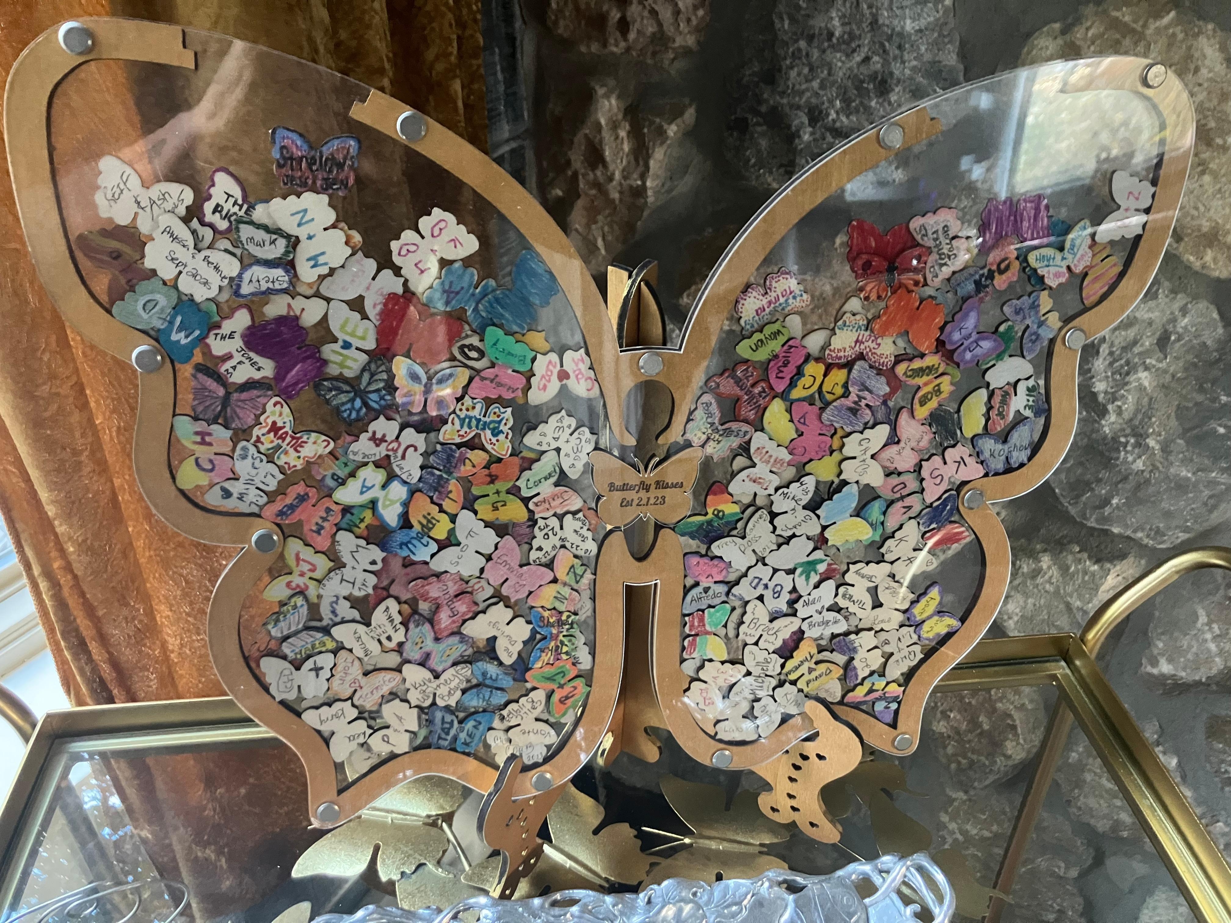 Awesome touch to leave our personal mark! 