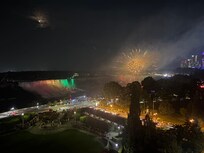Firework show from our room.