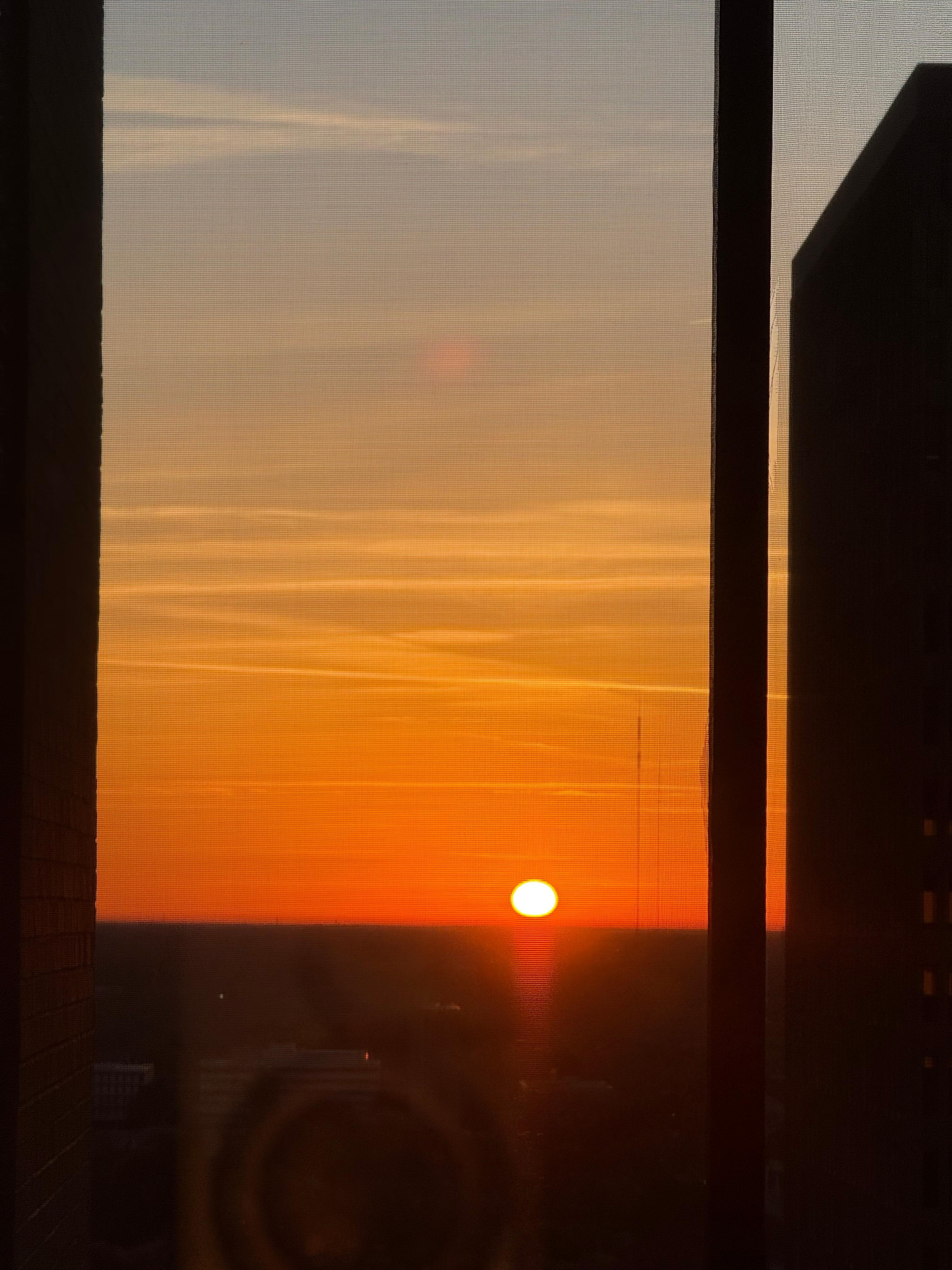 Sunrise from the deck