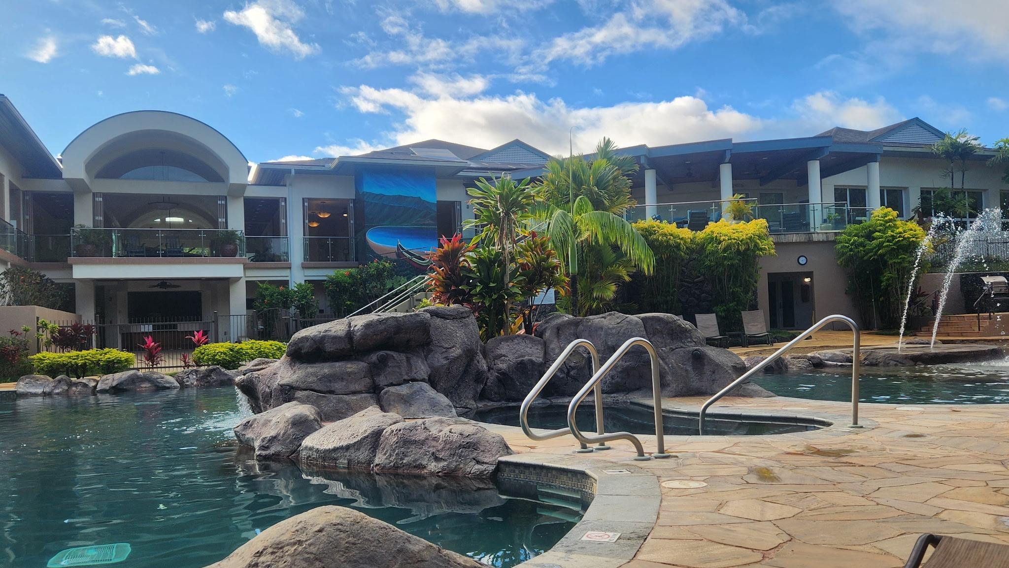 The pool at the club house.
