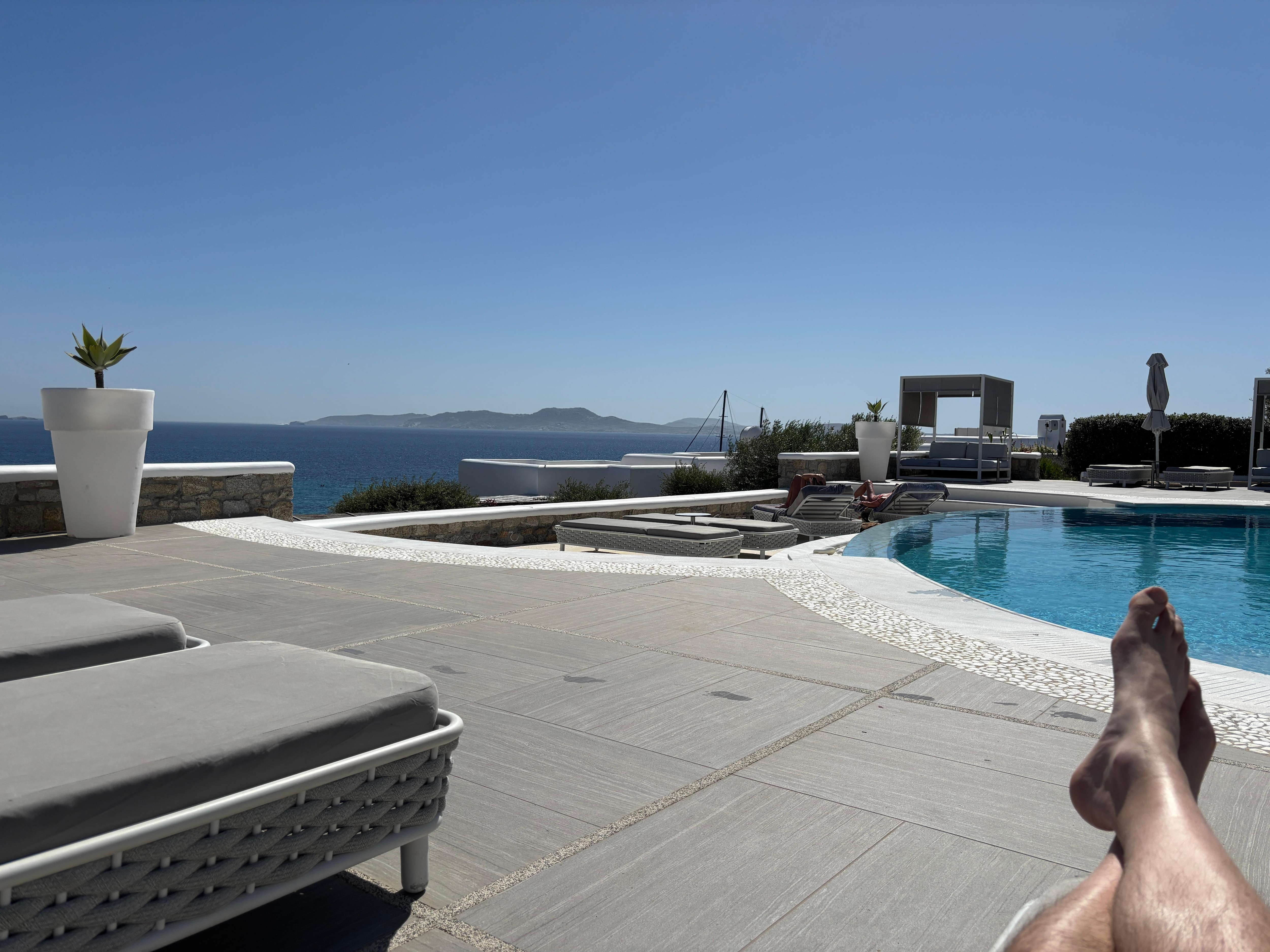 Poolside view