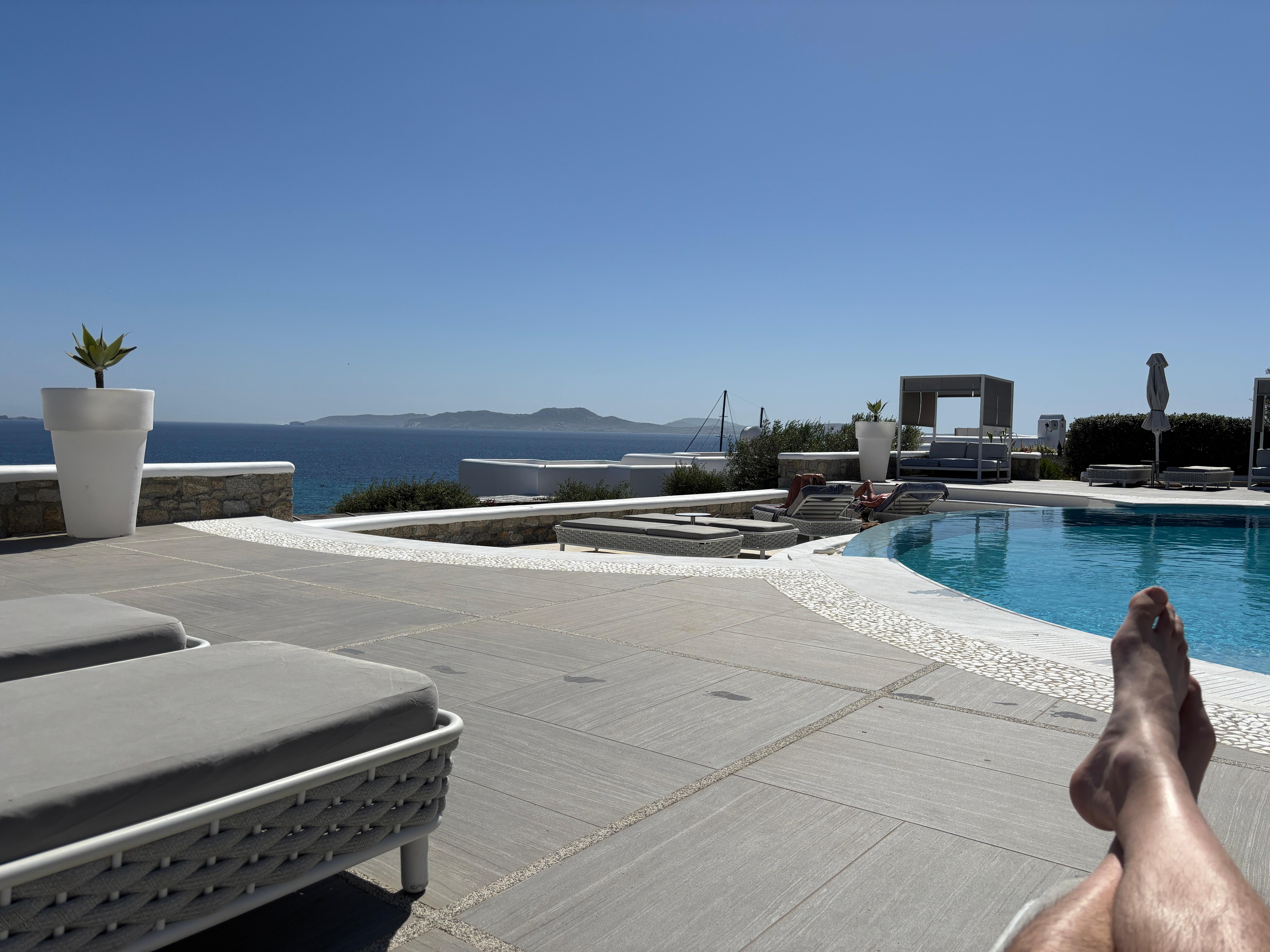 Poolside view