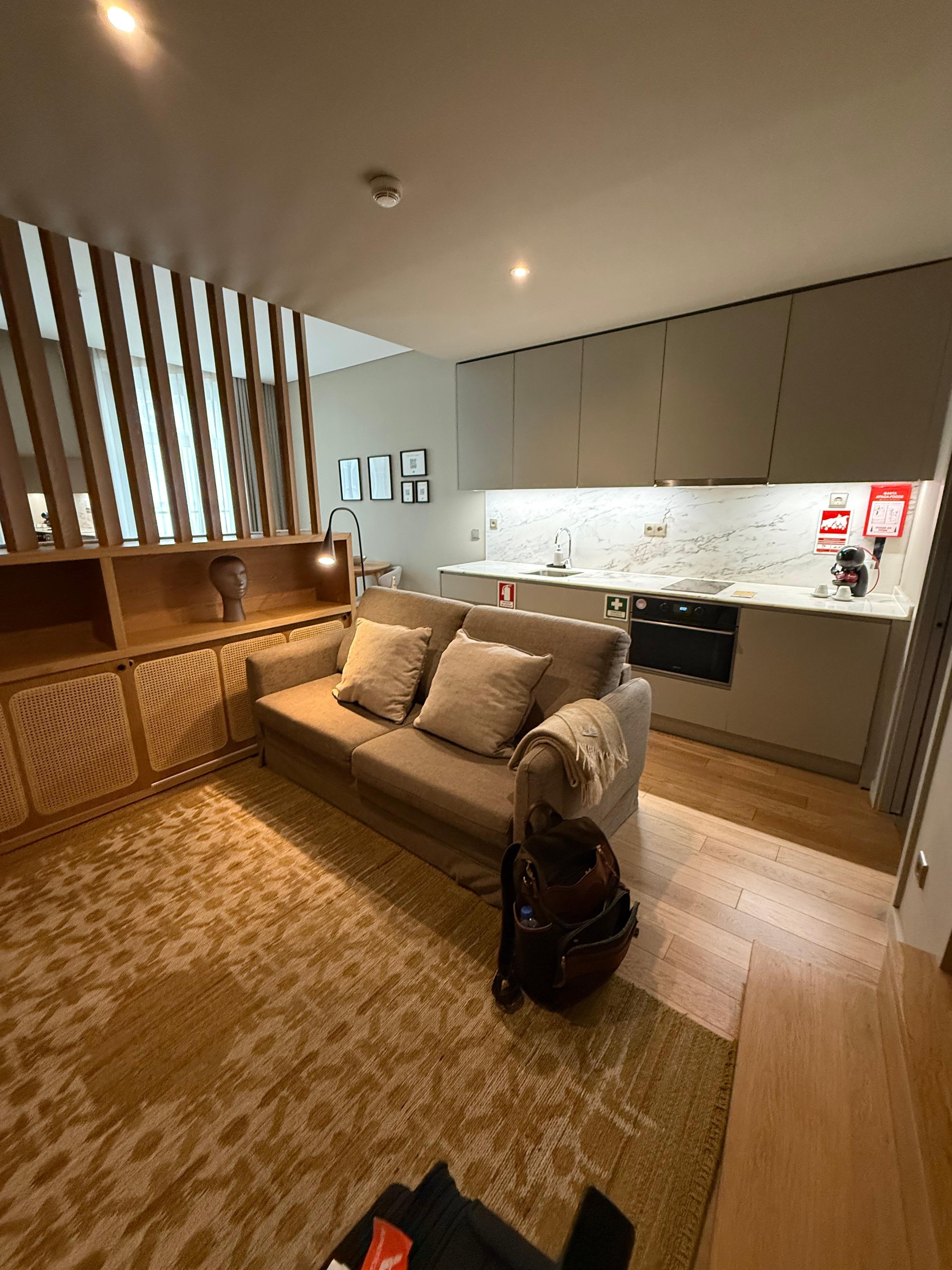 Studio living area