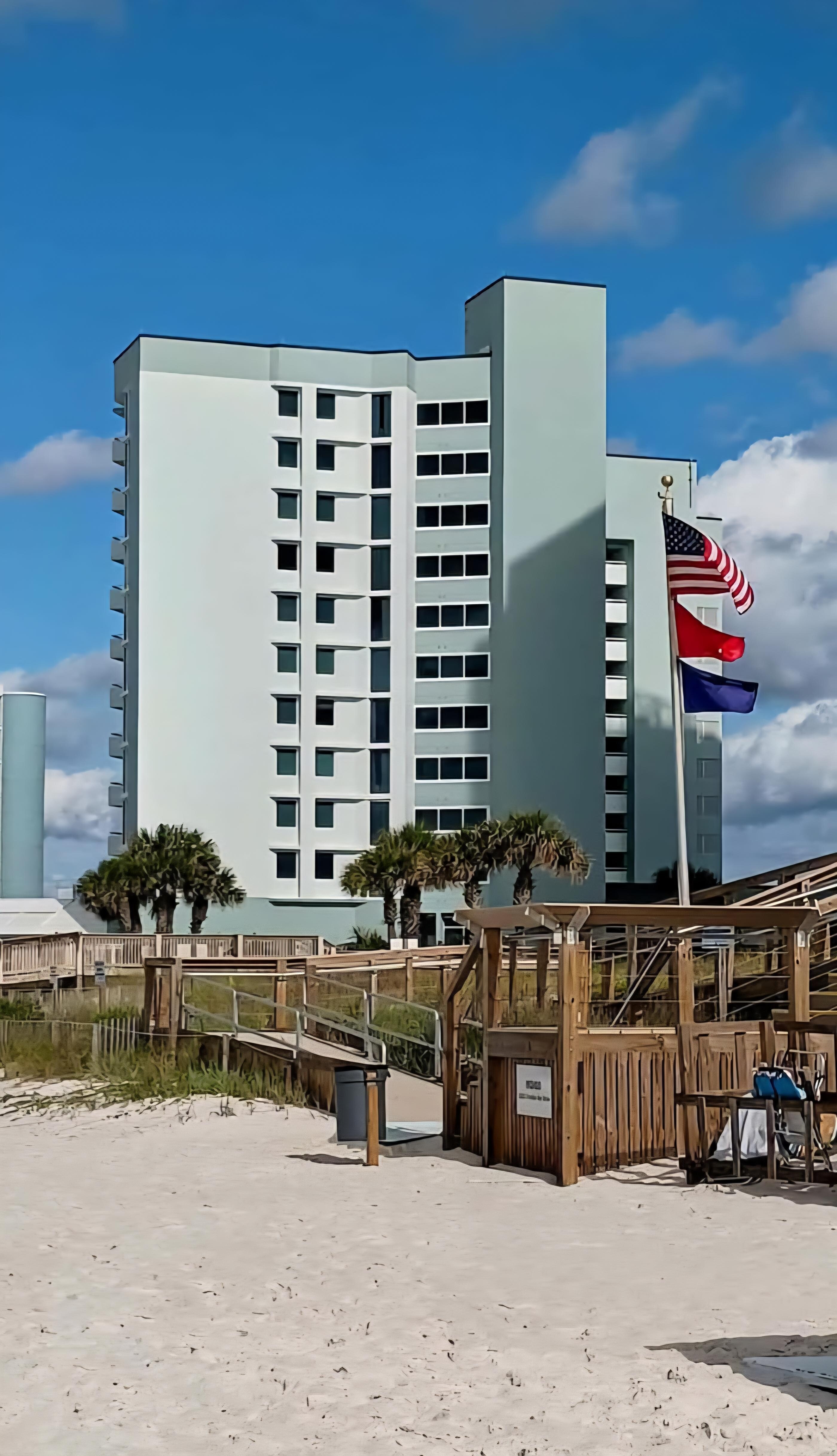 View of the Perdido Sun from the beach.