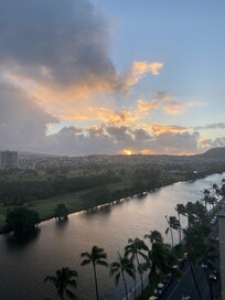 Sunrise from the balcony