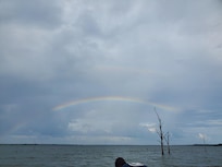 Dock rainbow view