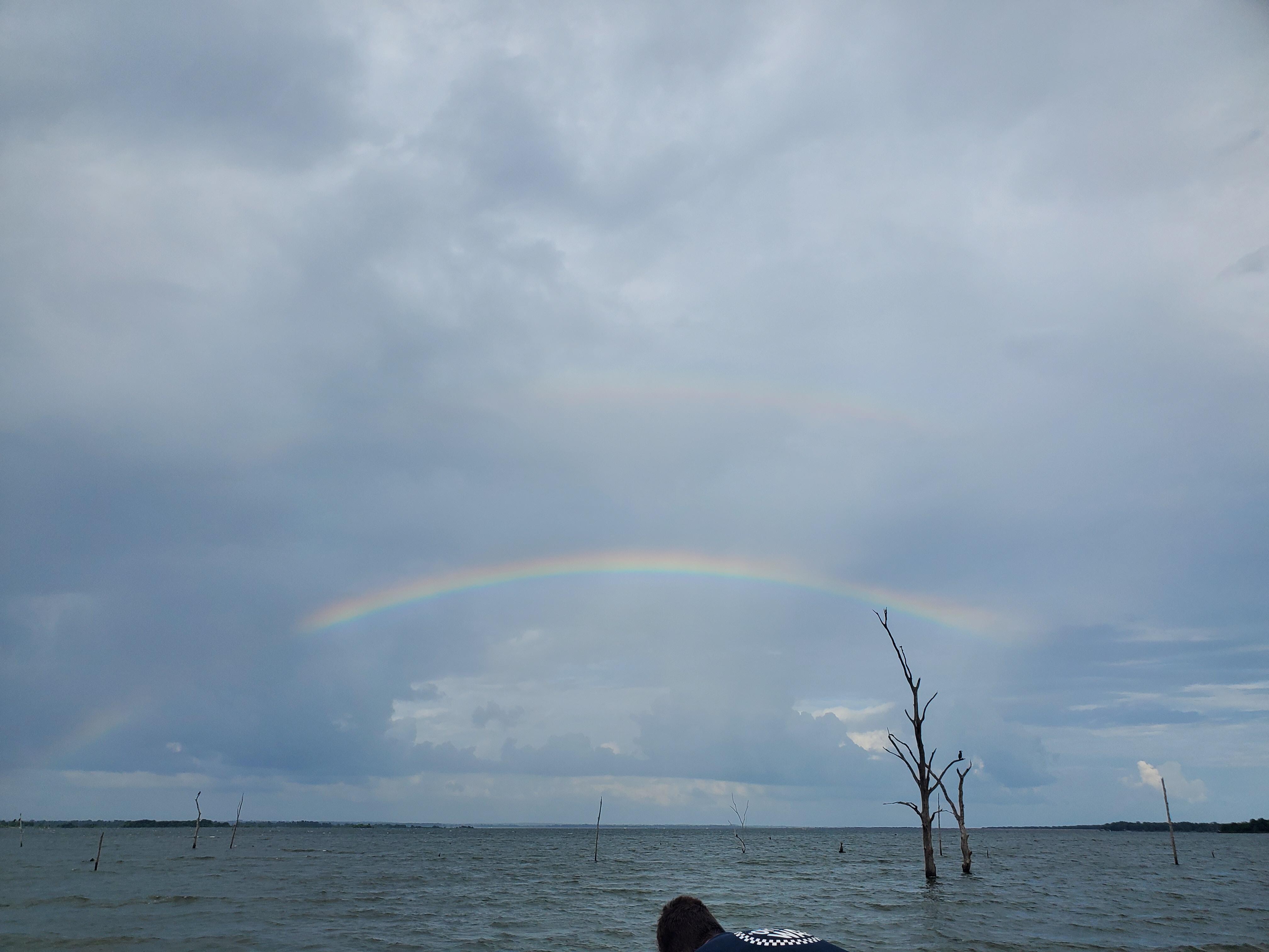 Dock rainbow view