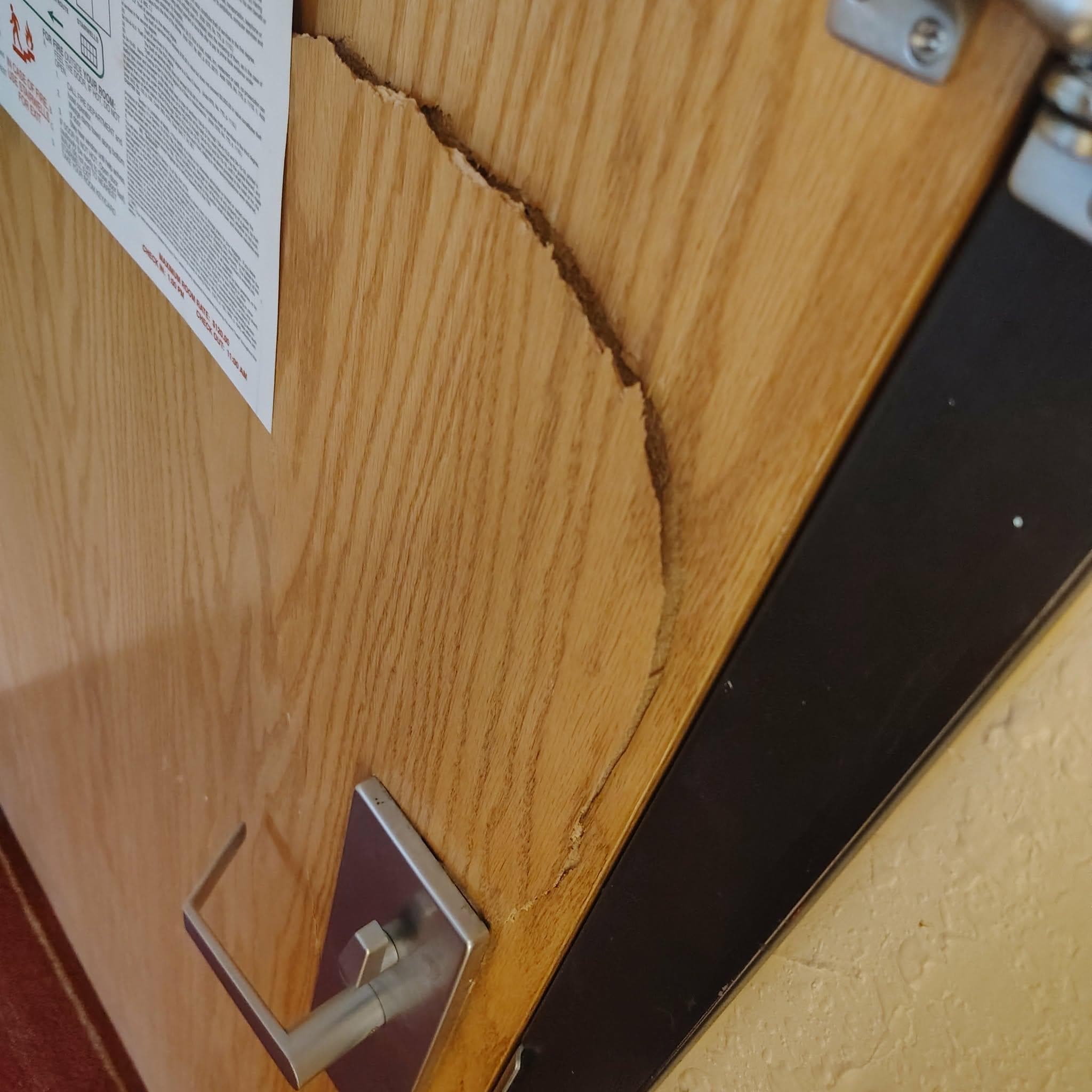 Broken door 