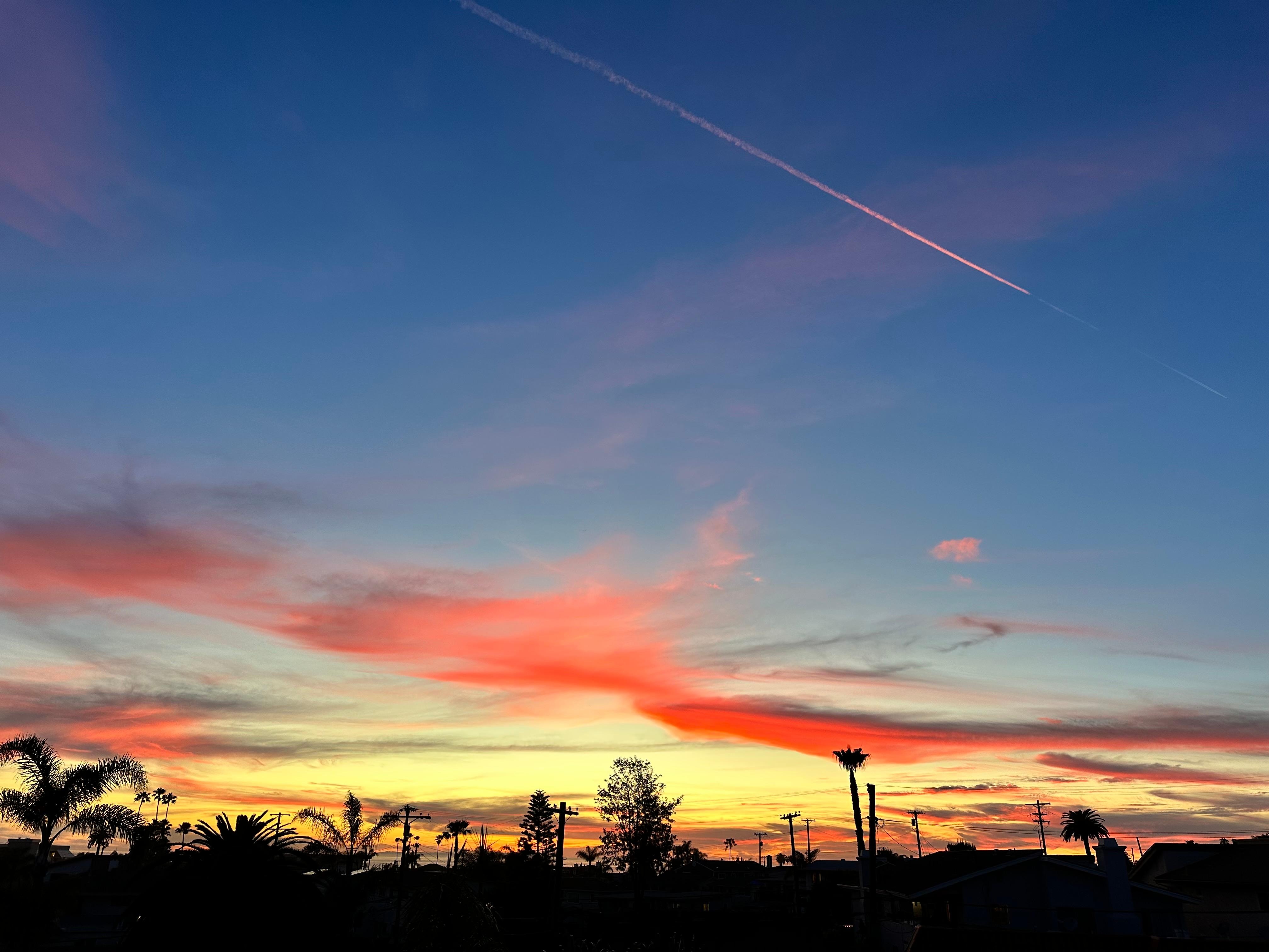 Sunset from the rooftop