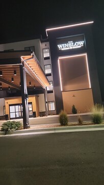Front of hotel