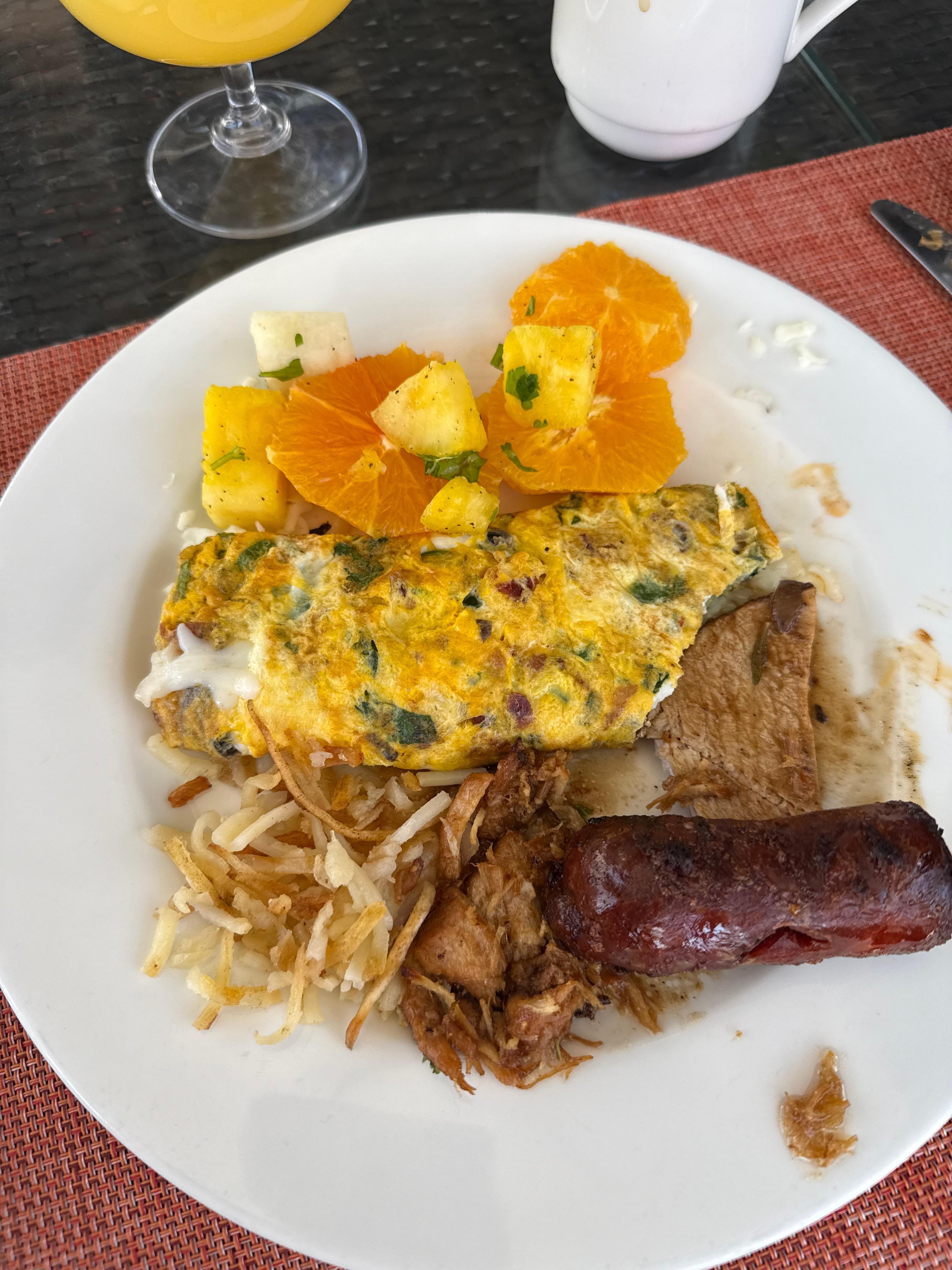 Delicious omelet
