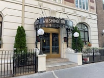 Entrance to hotel