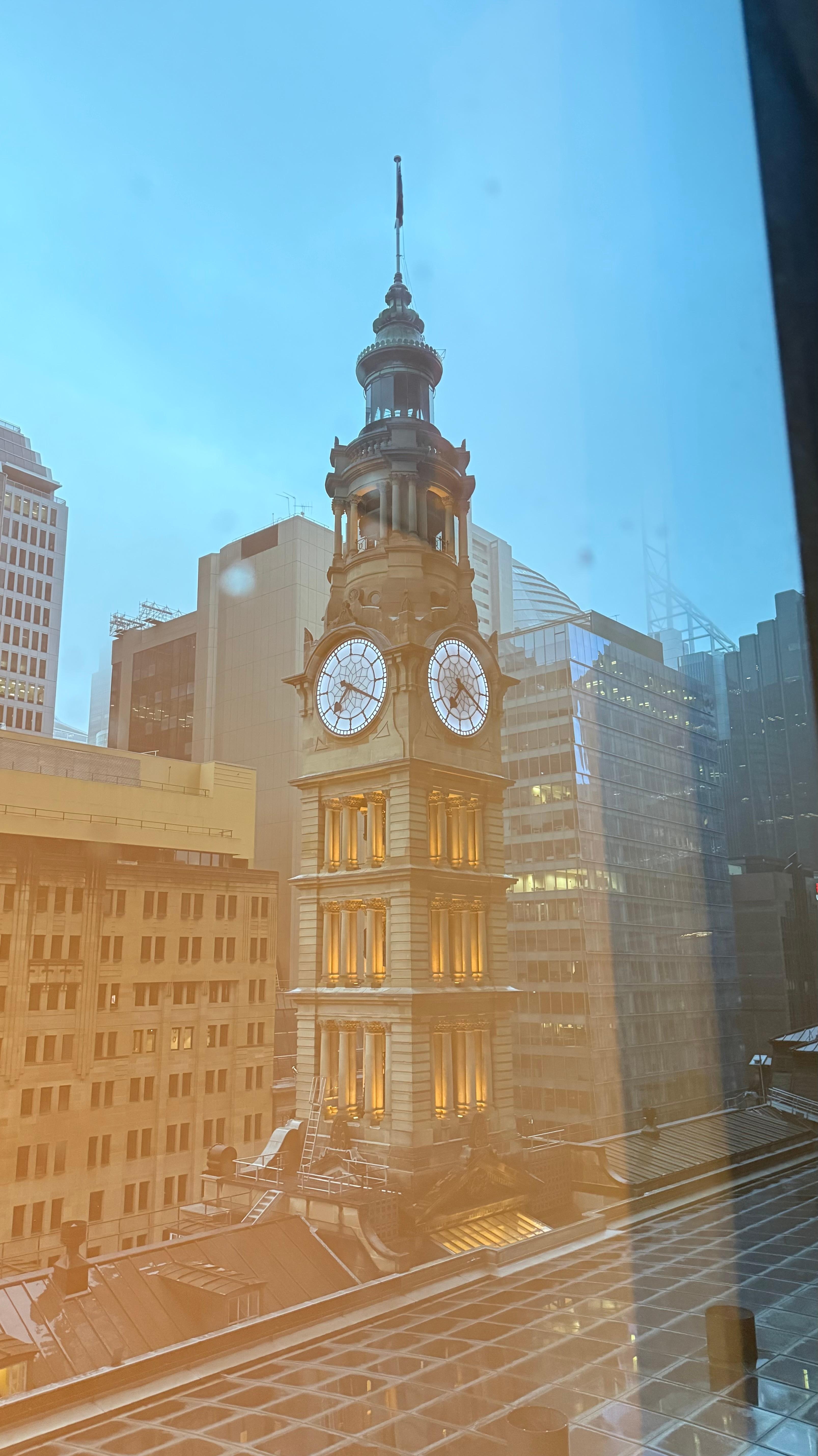 Clock tower view was lovely! 